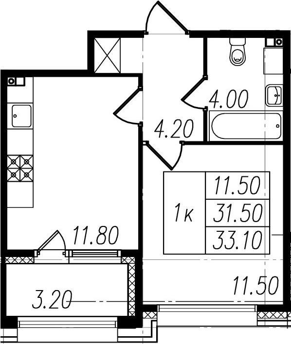 Продажа 1-комнатной новостройки, Санкт-Петербург, ул Манчестерская,  д. 1.2