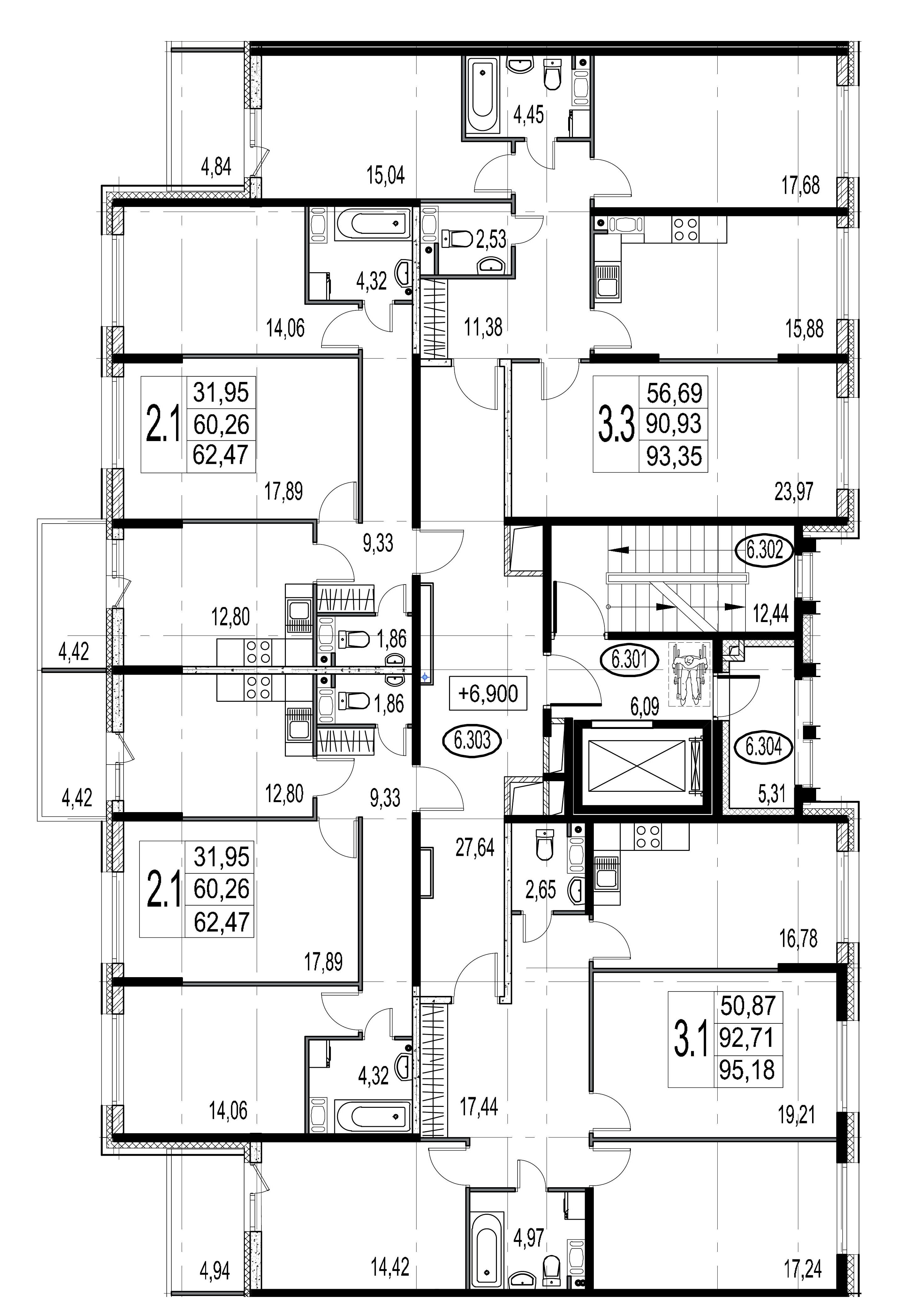 Продажа 3-комнатной новостройки, Санкт-Петербург, ул Александра Матросова,  д. 3